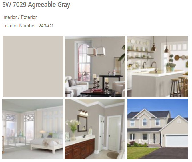 Agreeable Gray SW 7029.